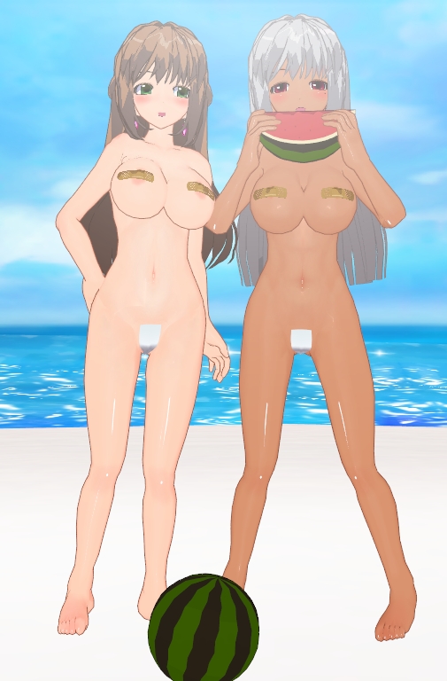 「なんか、スイカを貢がれたわ」
「早速味見しちゃうよ♪」